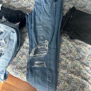 American Eagle Outfitters Blue Boyfriend Jeans Relaxed Fit